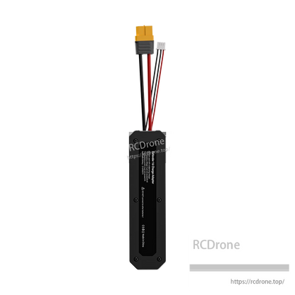 iFlight Defender series charging adapter with XT60 power plug and white balance connector on a black inline module