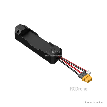 iFlight Defender Series charging adapter with black holder, XT60-style power plug and small JST balance lead