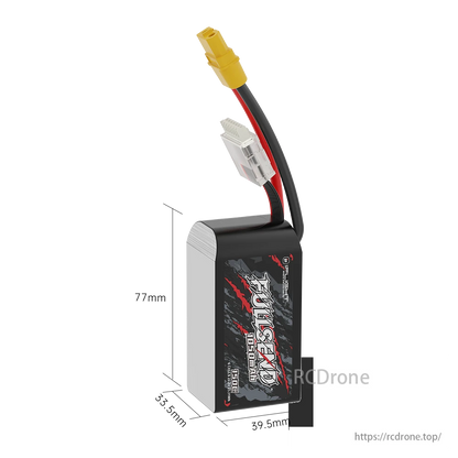 iFlight Fullsend 6S 1050mAh 150C LiPo Battery – XT60H Connector, 22.2V High Discharge for FPV Racing Drones