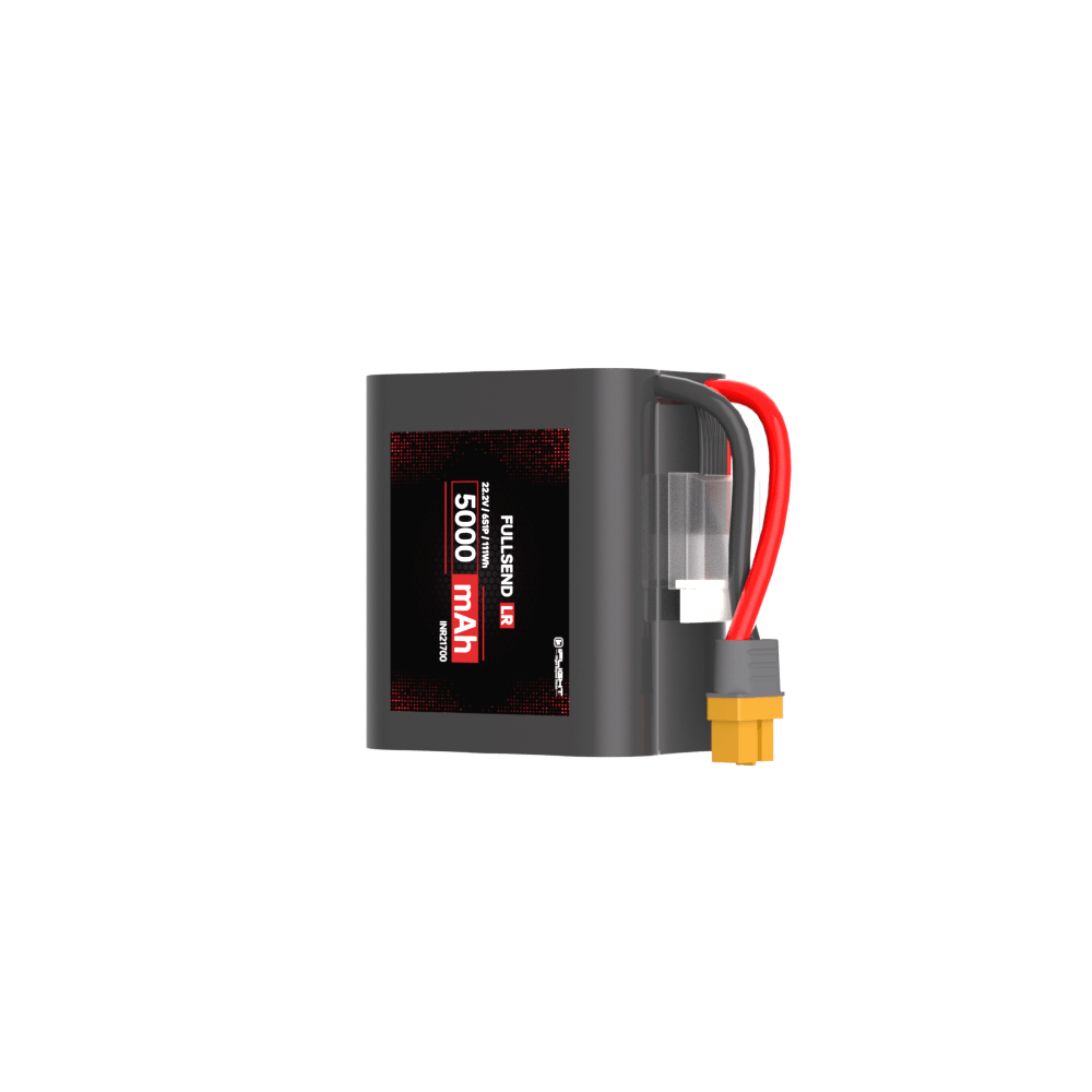 iFlight Fullsend 6S 5000mAh 22.2V Li-Ion Battery, iFlight Fullsend LR 6S 5000mAh 22.2V Li-ion battery pack with XT60 connector and balance lead