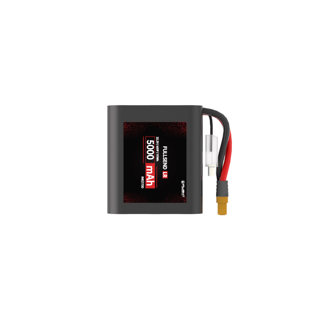 iFlight Fullsend 6S 5000mAh 22.2V Li-Ion Battery, iFlight Fullsend LR 6S 22.2V 5000mAh Li-ion battery pack with XT60 main lead and balance connector