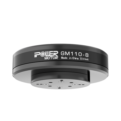 iFlight GM110-8 Encoder Combo Set (AS5048A), iFlight GM110-8 motor from the encoder combo set, black housing with POWER MOTOR GM110-8 label
