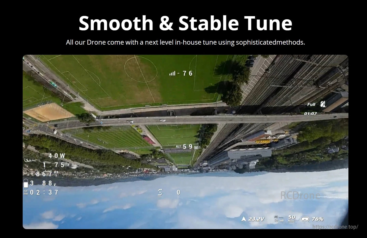 iFlight Helion 10 O4 6S HD 10-Inch Long Range FPV, Drone features advanced tuning, methods, altitude, battery, and performance metrics for a smooth, stable, optimal flight experience.