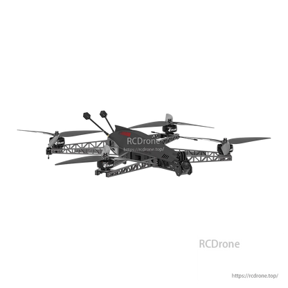 iFlight Helion Pro O4 6S HD FPV, iFlight Helion Pro O4 FPV quadcopter with lattice arms, four propeller motors, front camera mount, and dual antennas