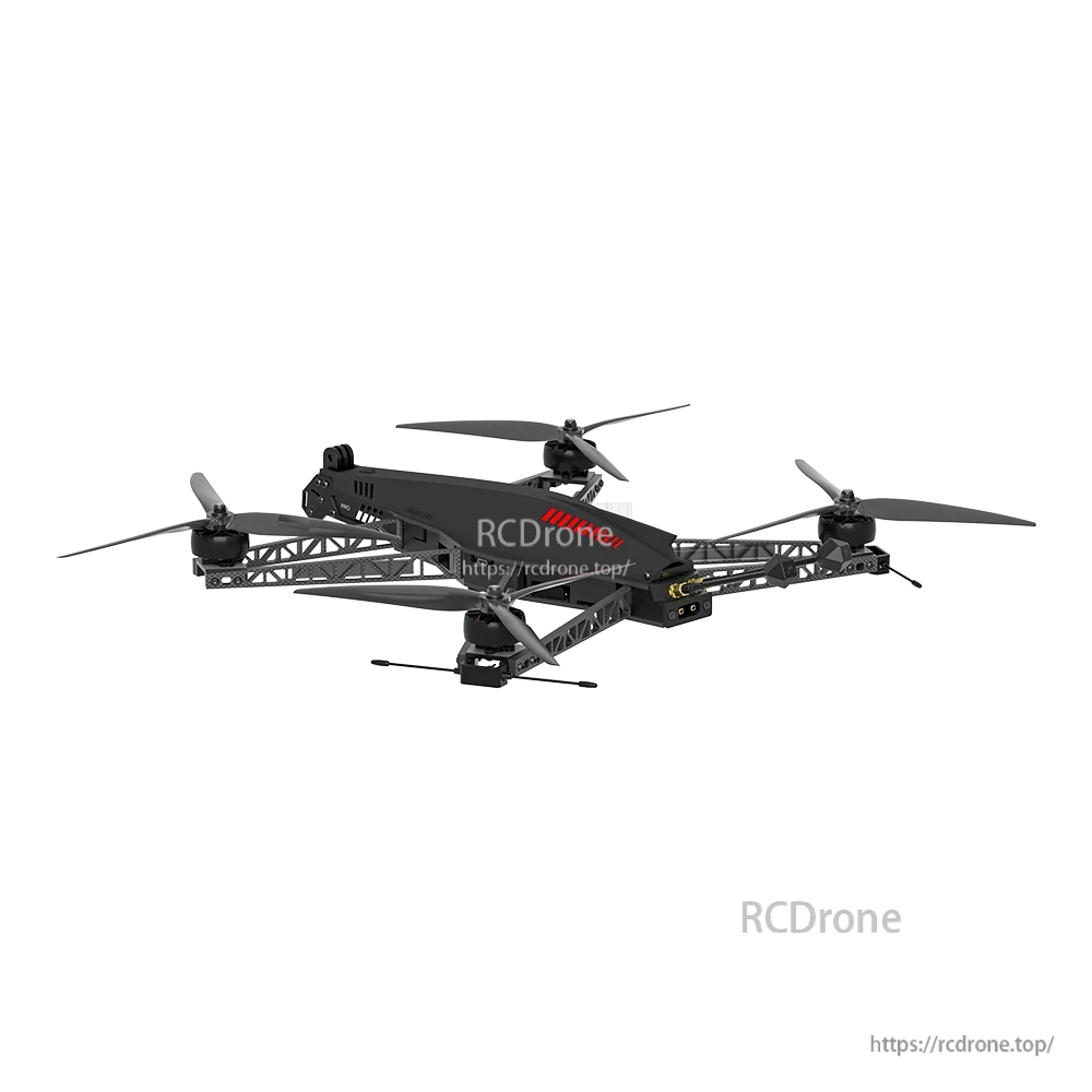 iFlight Helion Pro O4 6S HD FPV, iFlight Helion Pro 6S HD FPV quadcopter drone with slim central body, four motors, and propeller arms
