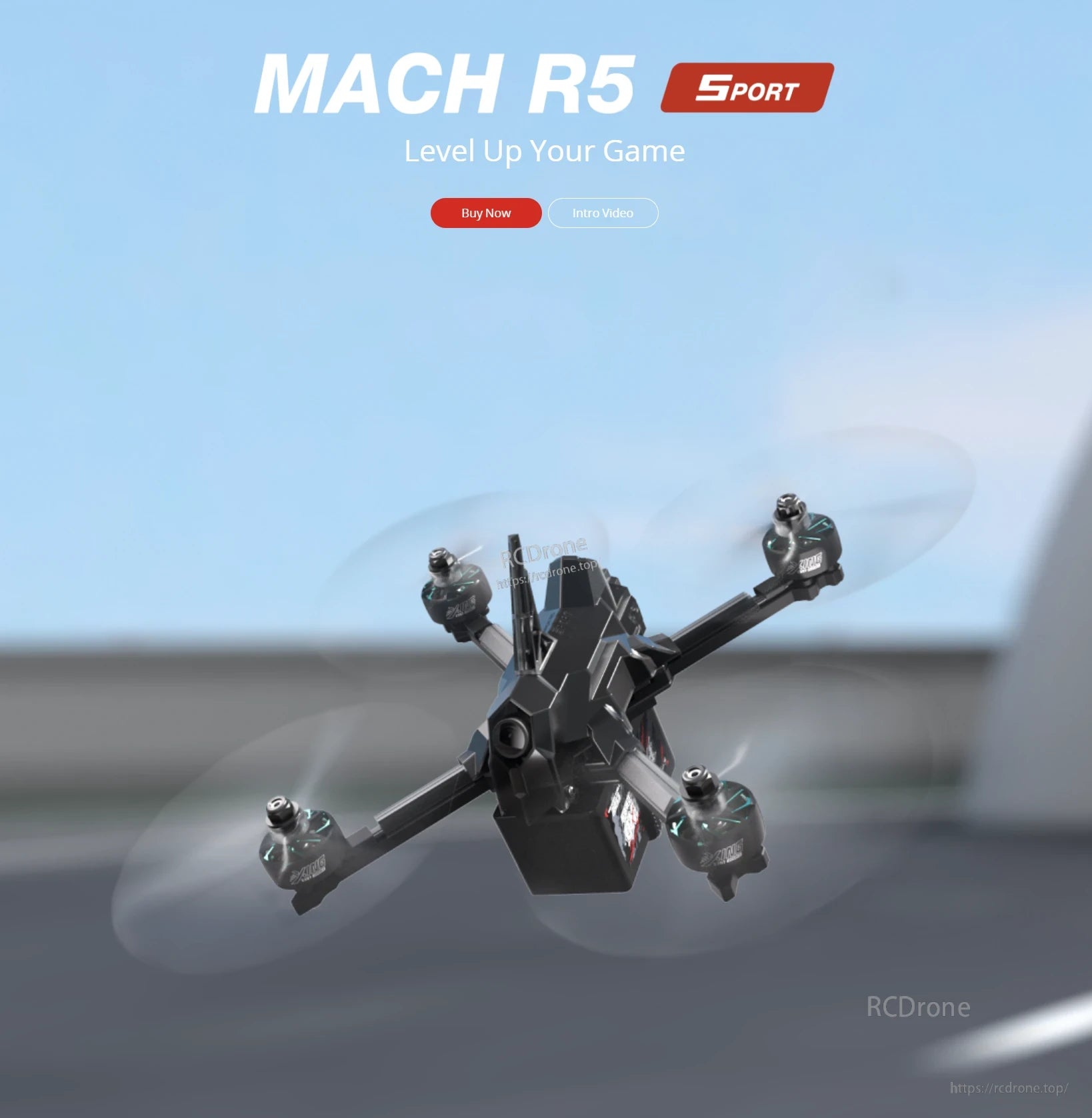 The iFlight Mach R5 Sport 6S 5-Inch FPV provides fast performance and precise control.