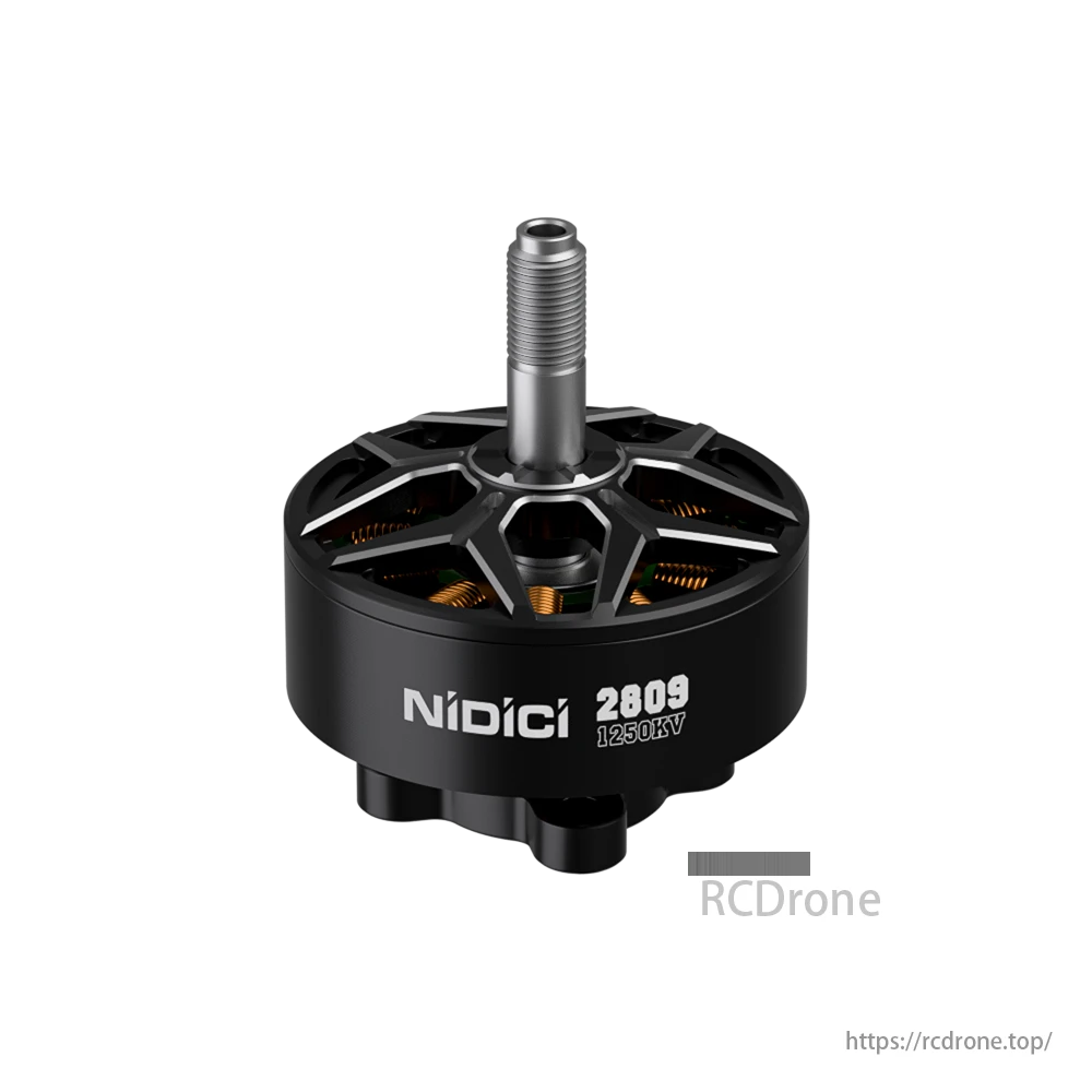 iFlight NIDICI 2809 1250KV Brushless Motor, iFlight NIDICI 2809 1250KV motor, ideal for 6S 7-8 inch FPV freestyle and long-range drones.