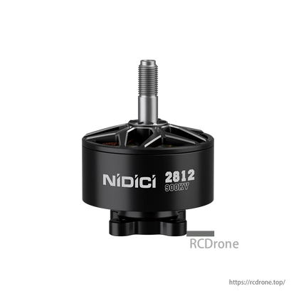 iFlight NIDICI 2812 900KV Brushless Motor, iFlight NIDICI 2812 900KV motor for 6S FPV drones, black with silver shaft. Ideal for long-range and Cinelifter use.