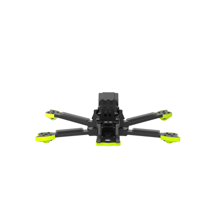 iFlight Nazgul DC5 ECO V1.1 O4 FPV Frame, iFlight Nazgul DC5 ECO V1.1 O4 FPV quad frame with carbon arms and neon yellow motor guards