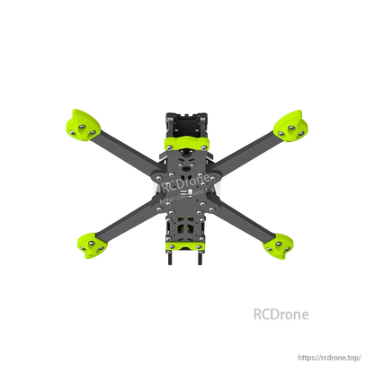iFlight Nazgul ECO XL5 V1.1 5-inch True-X FPV drone frame kit with carbon fiber arms and green motor guards
