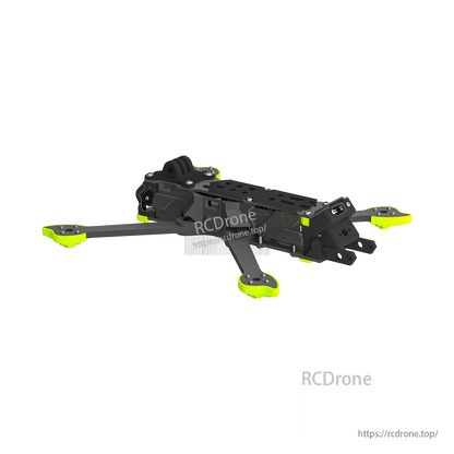 iFlight Nazgul ECO XL5 V1.1 5-inch FPV drone frame kit with carbon fiber arms and green arm guards