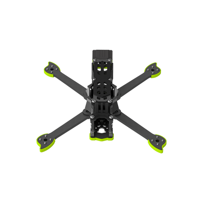 iFlight Nazgul ECO XL5 V1.1 5-inch True-X FPV drone frame kit with carbon fiber arms and green arm guards