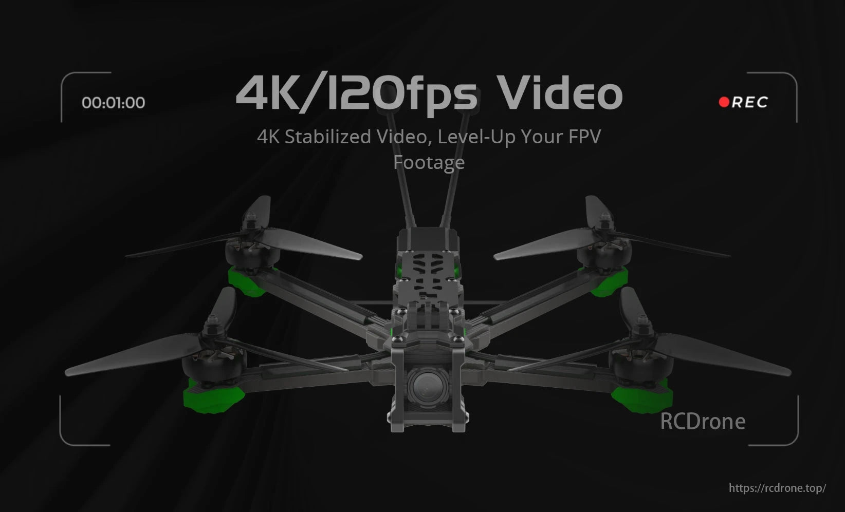 iFlight Nazgul F6 V2 FPV Drone offers 4K/120fps video with stabilized footage for smooth, high-quality recording.