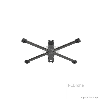 iFlight Nazgul XL10 V6 10 Inch FPV Frame, iFlight Nazgul XL10 V6 10-inch FPV frame with X-style long arms and central body plate, black finish