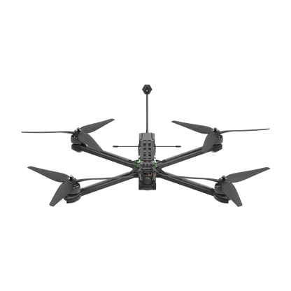 iFlight Nazgul XL10 V6 6S Analog 10 Inch FPV, iFlight Nazgul XL10 V6 10-inch FPV quadcopter with four long arms, tri-blade props, and top antenna