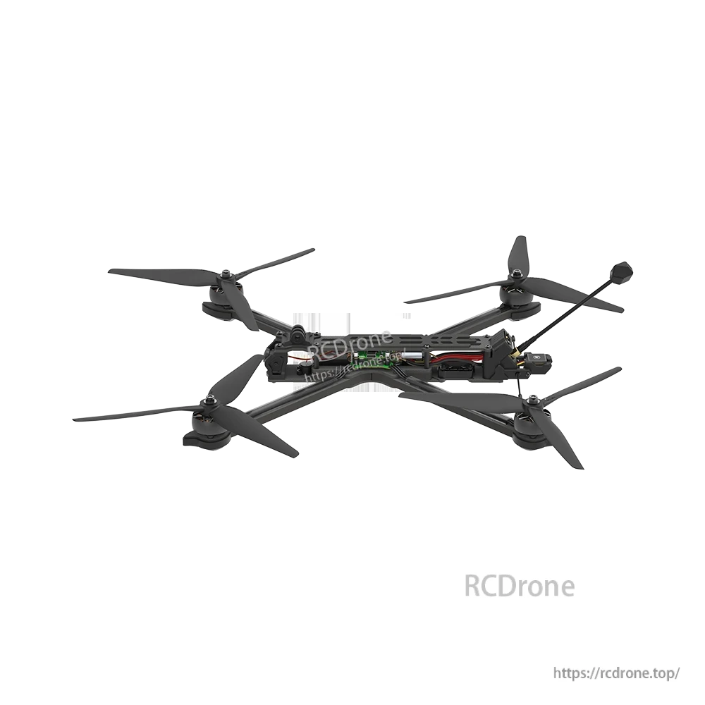 iFlight Nazgul XL10 V6 6S Analog 10 Inch FPV, iFlight Nazgul XL10 V6 FPV quadcopter with carbon fiber frame, long arms, and four large propellers