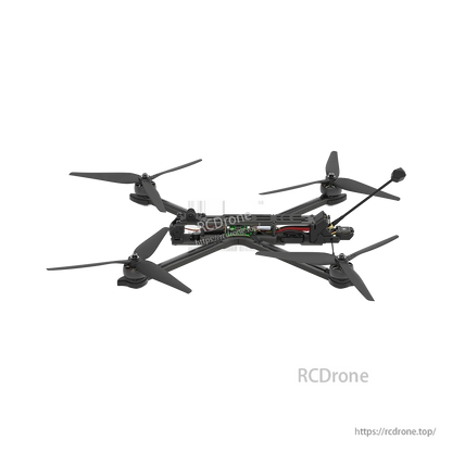 iFlight Nazgul XL10 V6 6S Analog 10 Inch FPV, iFlight Nazgul XL10 V6 FPV quadcopter with carbon fiber frame, long arms, and four large propellers
