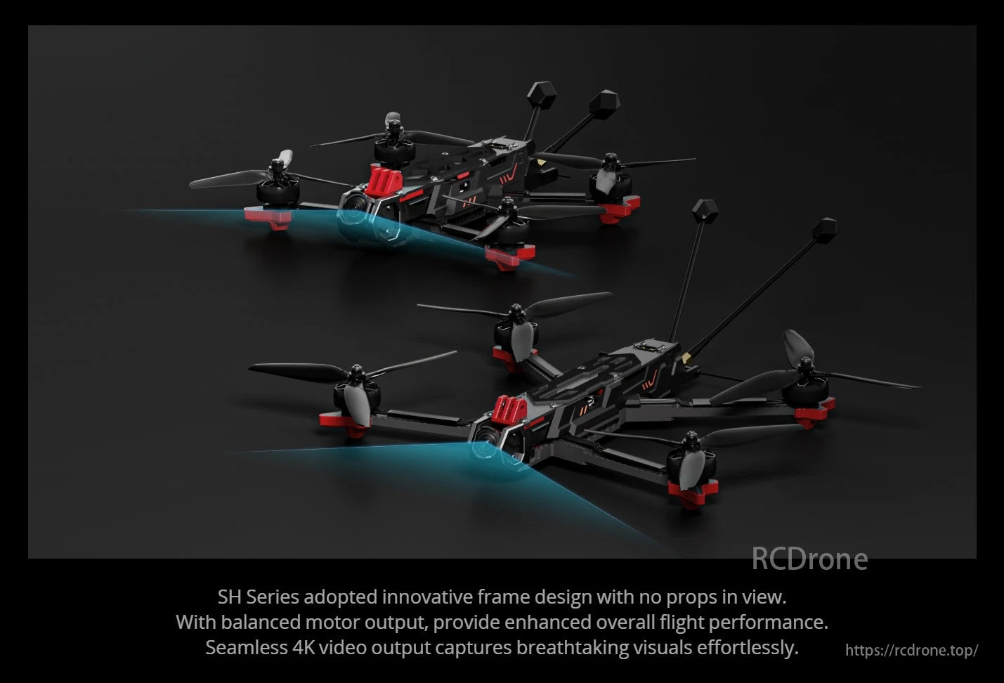 iFlight SH CineFlow 5 6S WTFPV, SH Series drone with innovative frame, balanced motors, and seamless 4K video output.