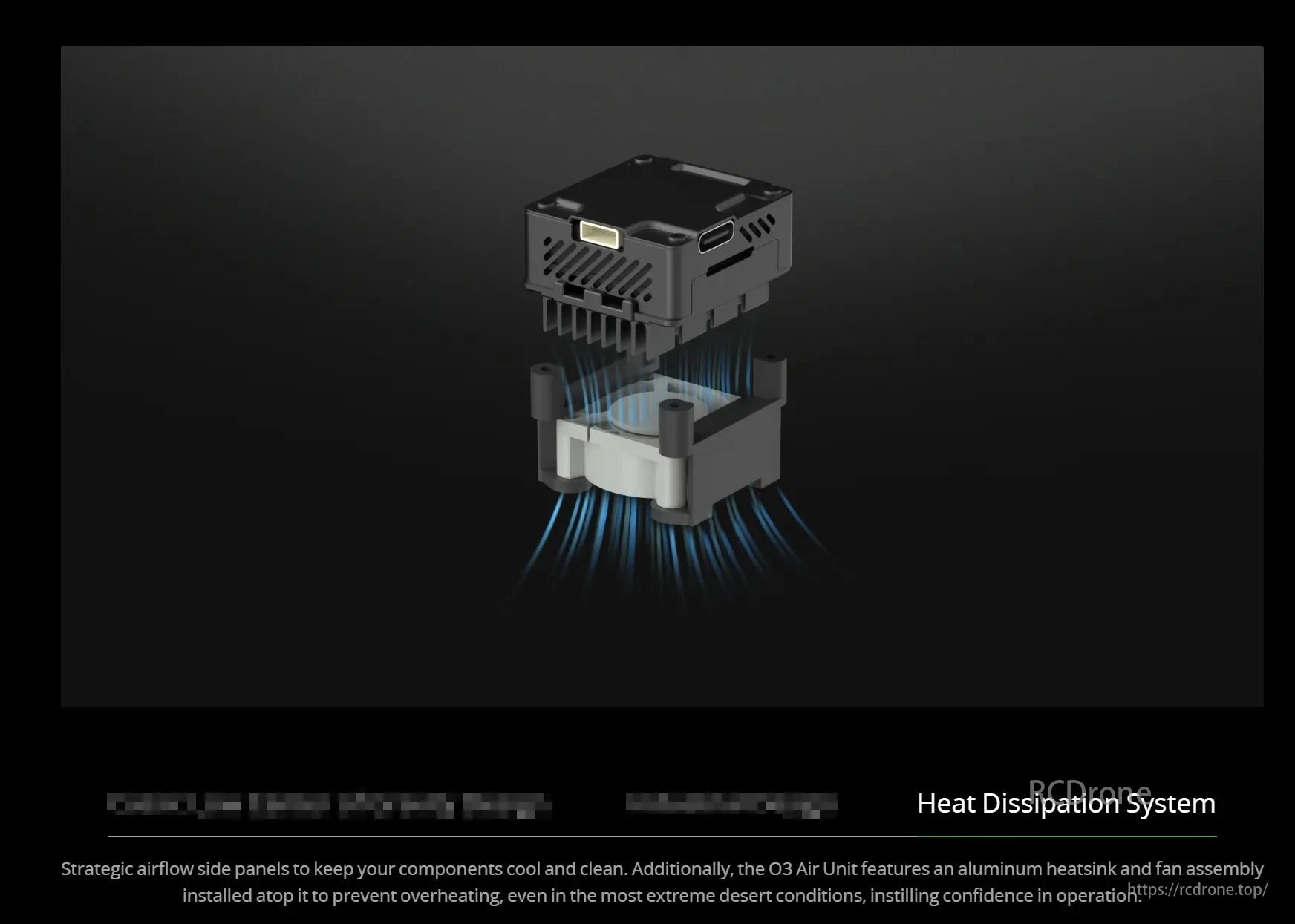 iFlight Taurus X8 Pro features airflow panels, aluminum heatsink, and fan for efficient heat dissipation in extreme conditions.