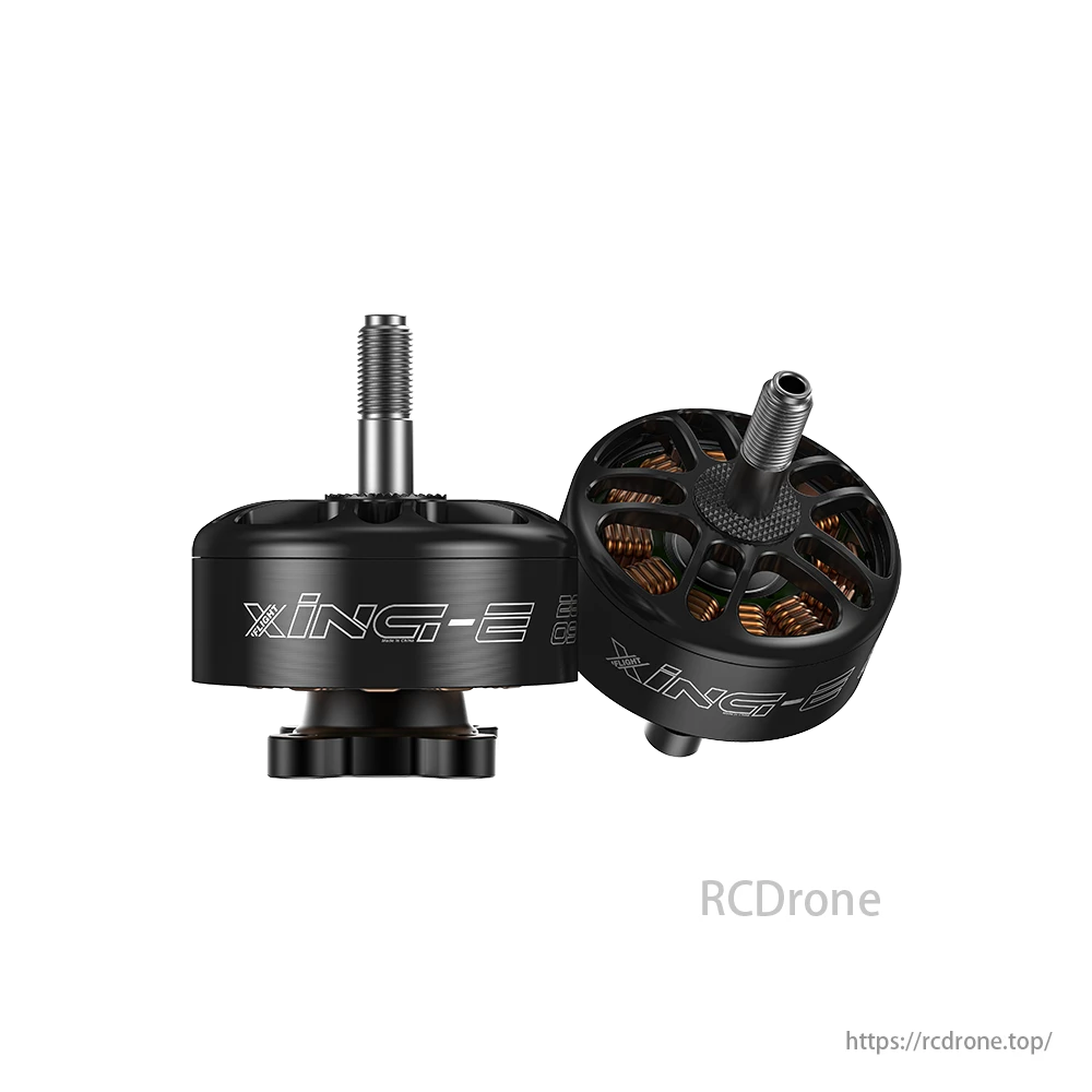 iFlight XING-E 2809 brushless motor for 6S 7-8 inch FPV drones, with 800KV/1250KV options and a black design.