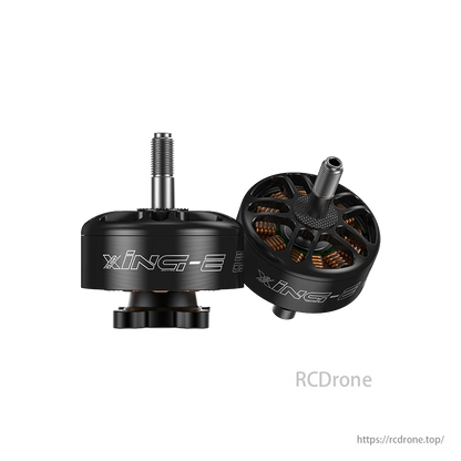 iFlight XING-E 2809 brushless motor for 6S 7-8 inch FPV drones, with 800KV/1250KV options and a black design.