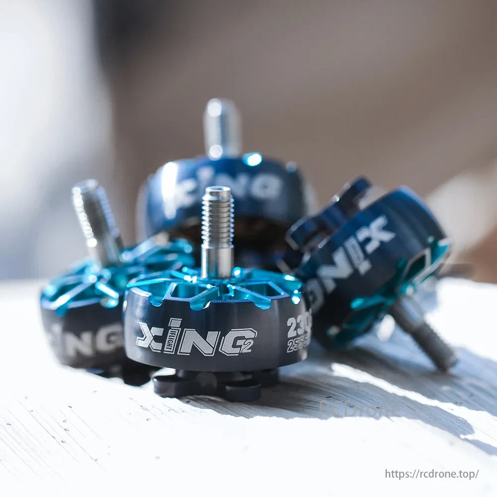 iFlight XING2 Motor, This product absorbs vibrations caused by high RPMs, keeping the bearing gap tight and reducing noise.