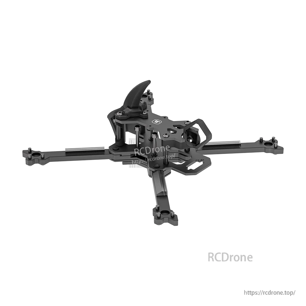 iFlight Mach R5 Sport FPV racing drone frame kit with carbon fiber arms, center plates, and standoffs