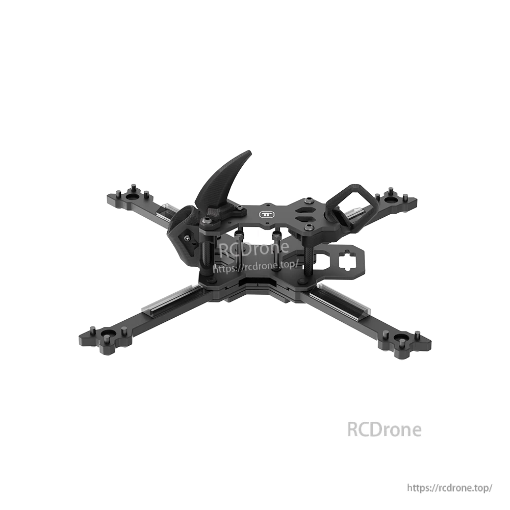 iFlight Mach R5 Sport FPV race frame kit with carbon fiber X arms, top plate, and standoffs