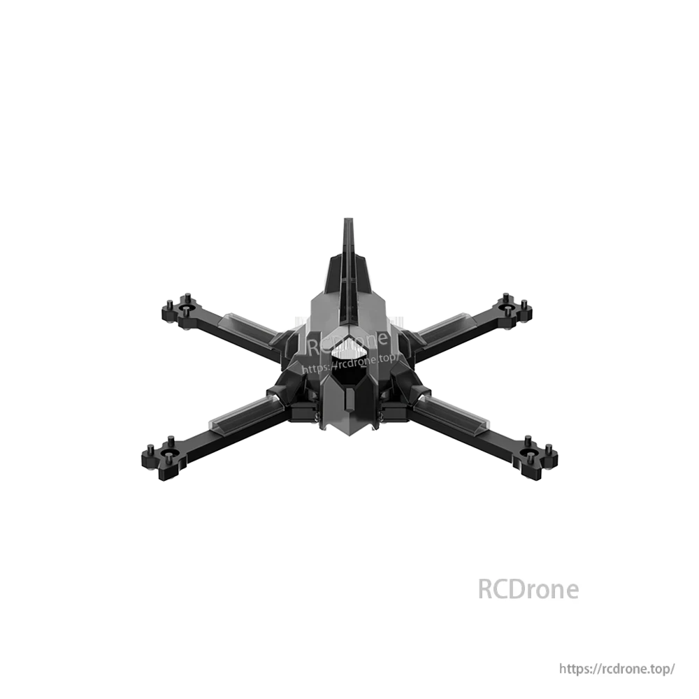 Top view of iFlight Mach R5 Sport FPV race frame kit with low-profile body and four carbon arms
