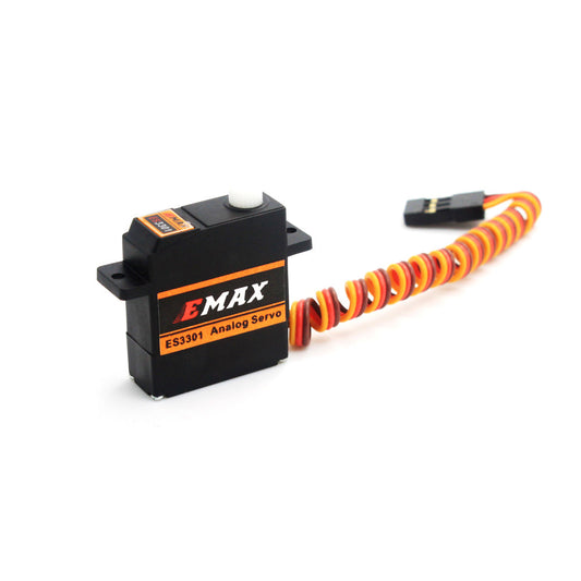 EMAX ES3301 ES33 Series 9mm thin analog servo with lead wire and 3-pin connector