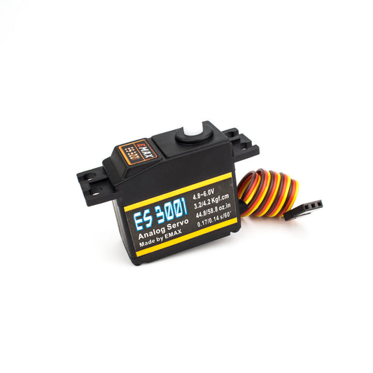 Emax ES3001 analog servo motor, standard size with 3-wire lead and JR-style connector