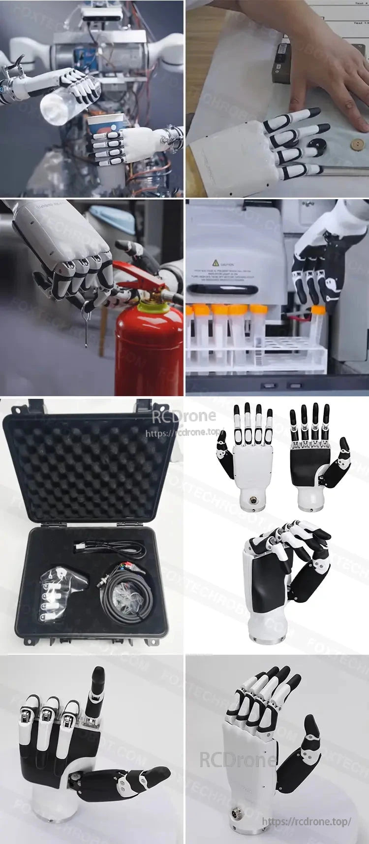 Inspire Robots RH56BFX Dexterous Robot Hand, Sub-millimeter positioning offers precision and stability with ±0.20 mm repeatability.