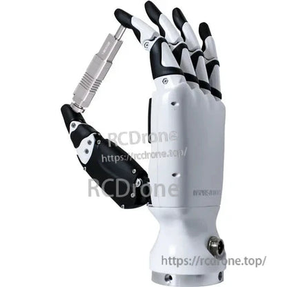 Inspire Robots RH56DFX Dexterous Robot Hand, The Inspire Robots RH56DFX is a dexterous 6-DOF robot hand with 12 joints, 30N grip force, RS485 communication, and sensors.