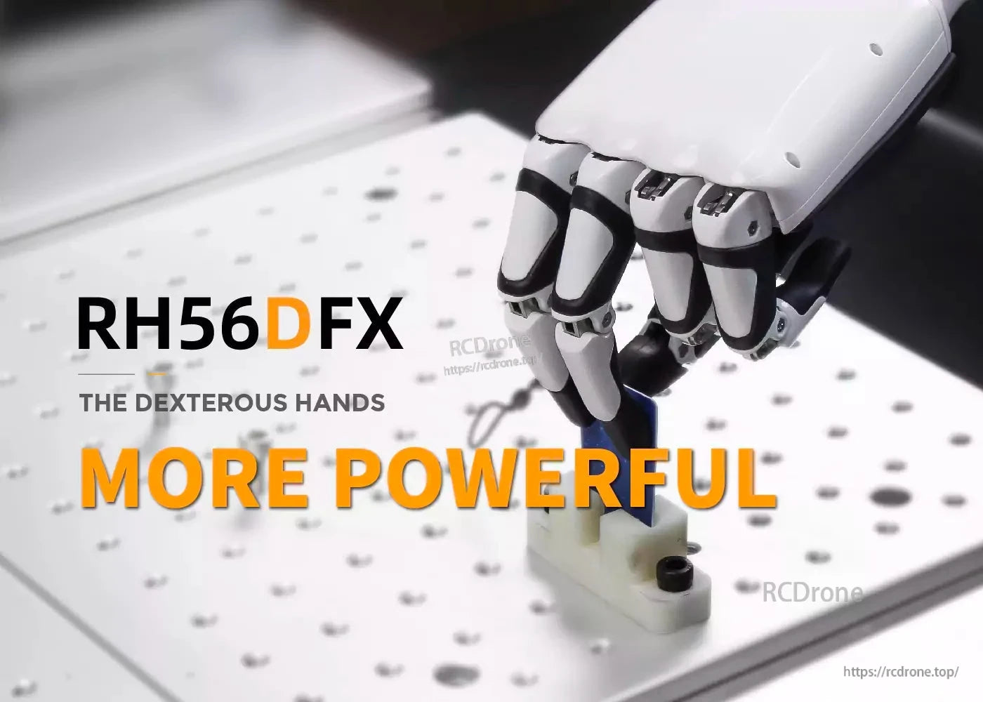 Inspire Robots RH56DFX Dexterous Robot Hand, A high-precision, high-performance robotic hand designed for various applications in service, industry, and research.