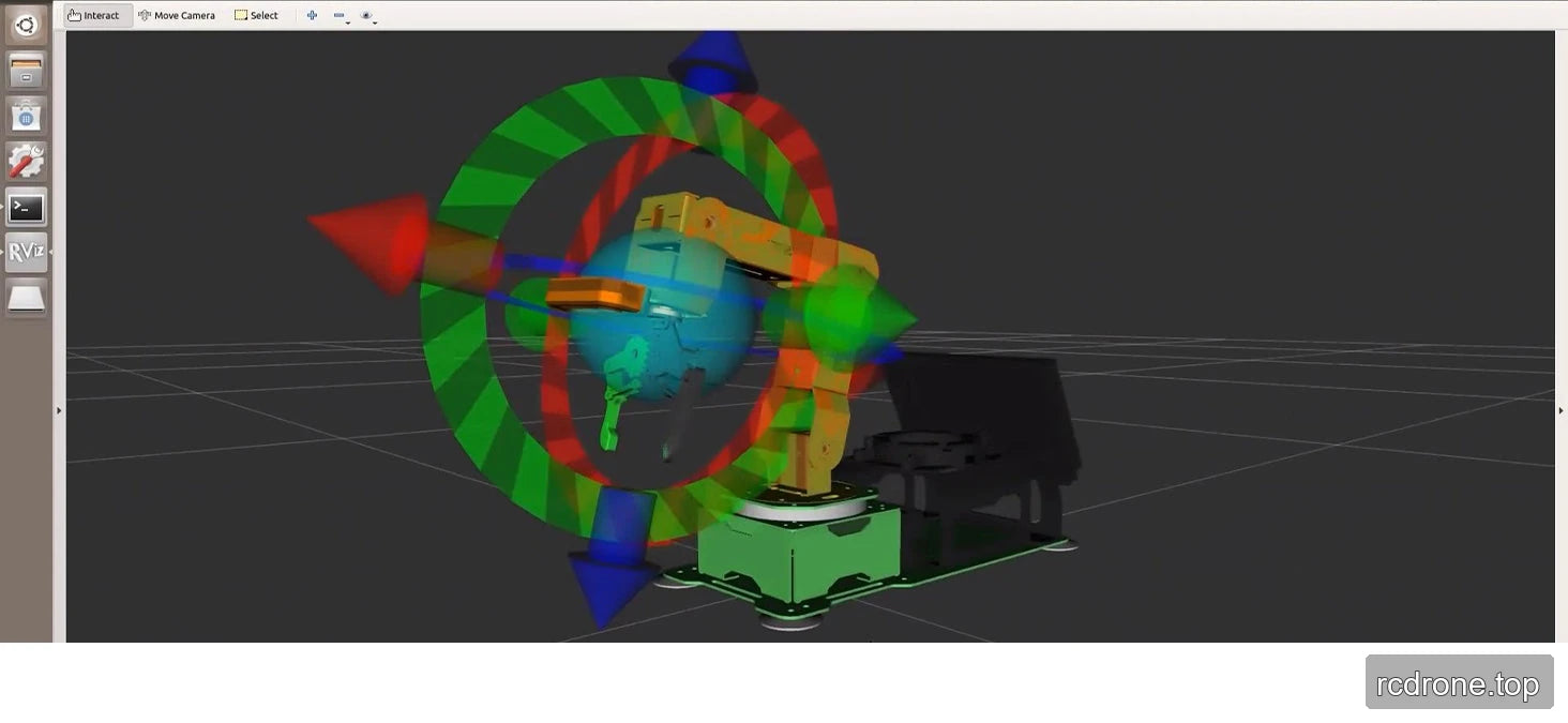 Gazebo robot-arm simulation and model visualization.