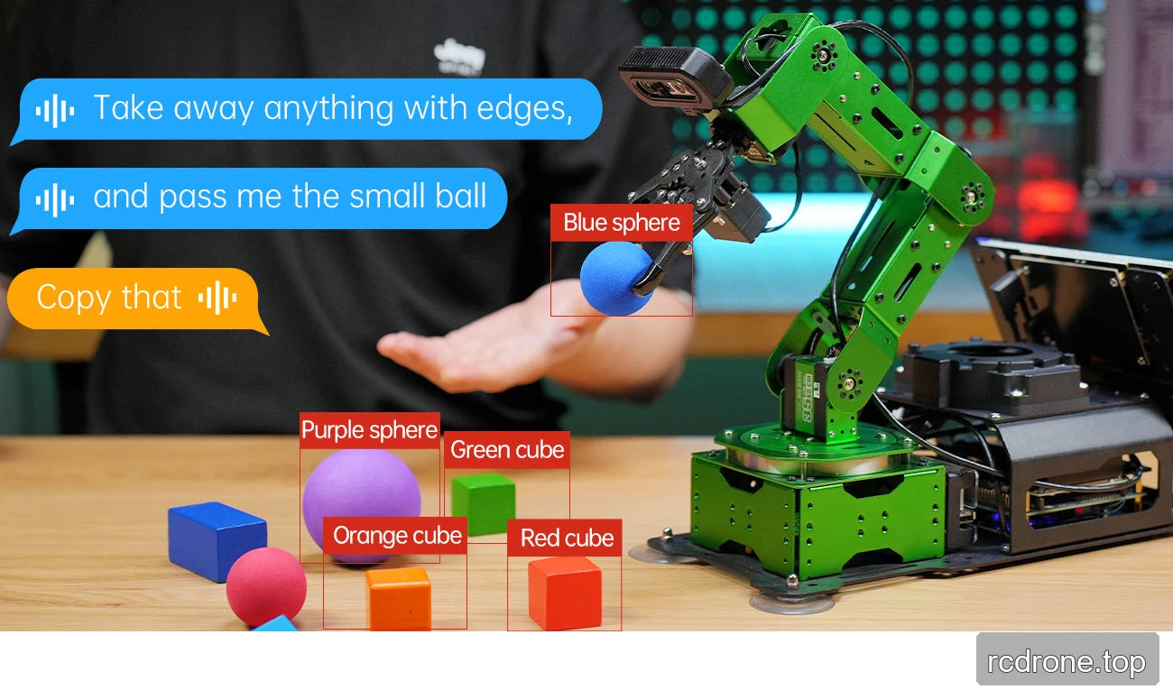 Ultimate Kit voice-guided 3D object-sorting example.