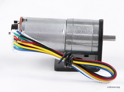 JGA25-370 encoder motor with optional bracket, included only in bracket packages