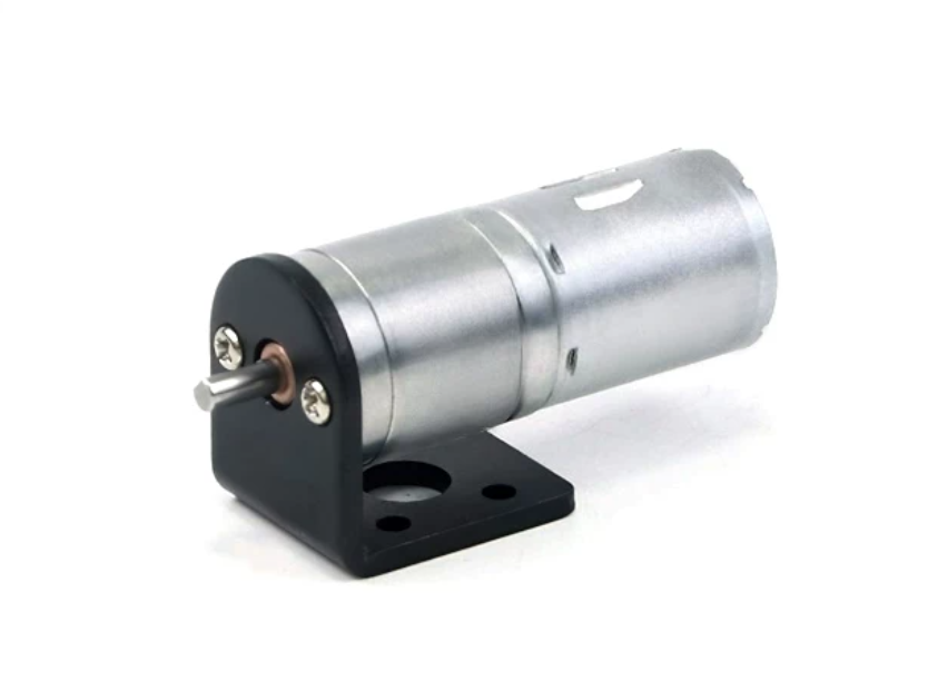 JGA25-370 motor with optional mounting bracket, included only in bracket packages