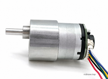 JGB37-520 encoder motor, side view