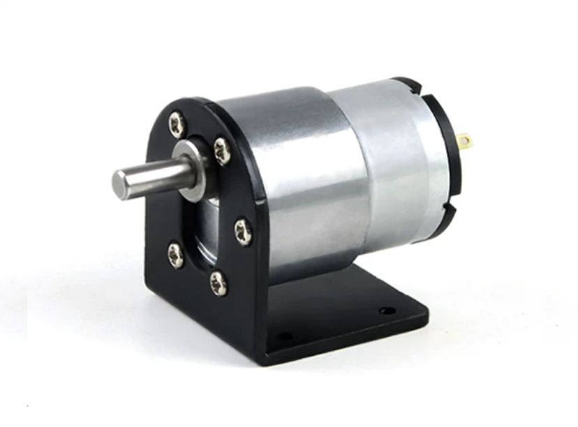 JGB37-520 motor with optional mounting bracket, included only in bracket packages