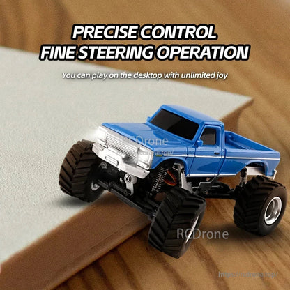 JIKEFUN 1/36 RC Crawler Car, Precise control, fine steering, desktop play, unlimited joy