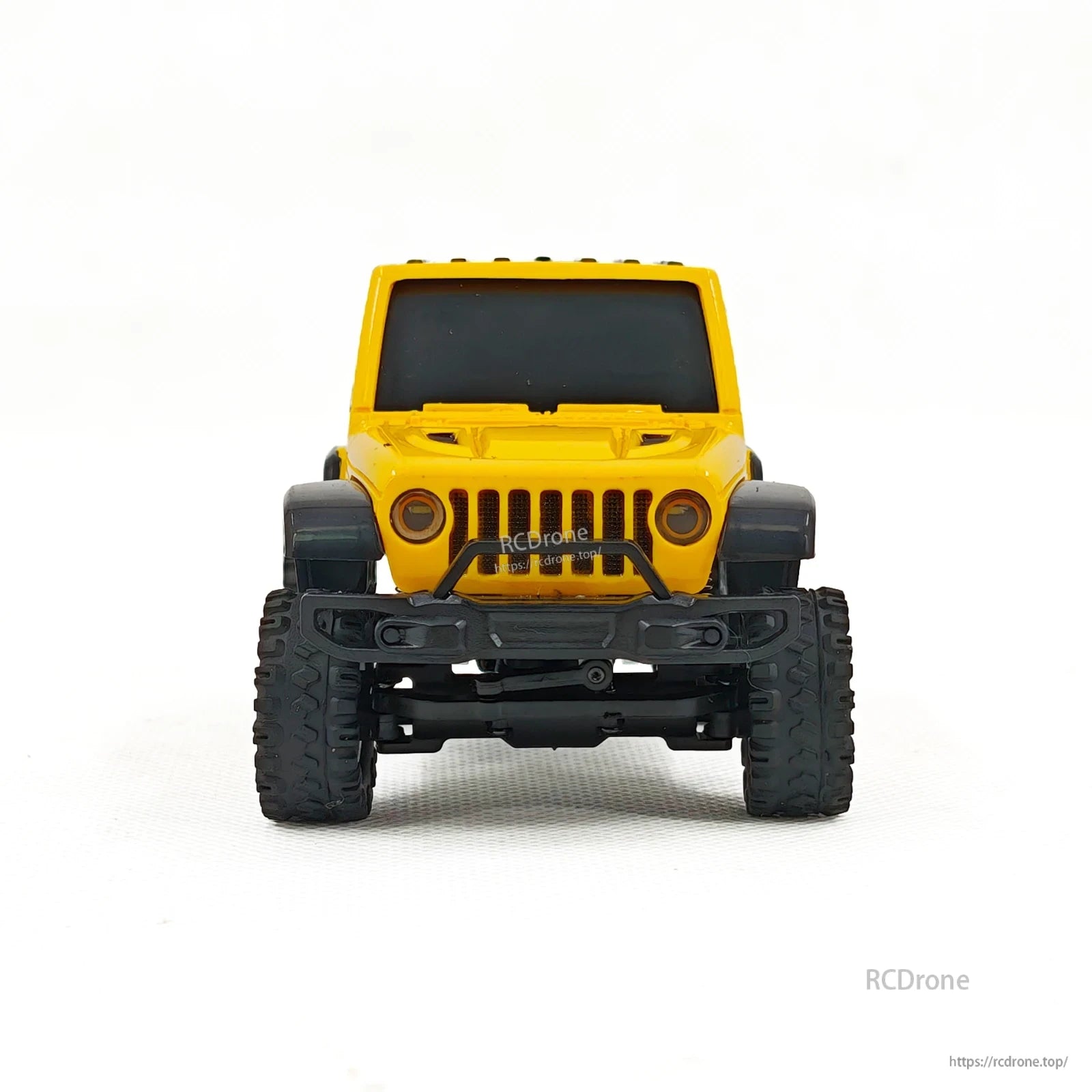 JIKEFUN 1/36 RC Crawler Car, A car battery has 200mAh power and 3.7V voltage, while a remote control uses four AAA batteries with 1.5V each.