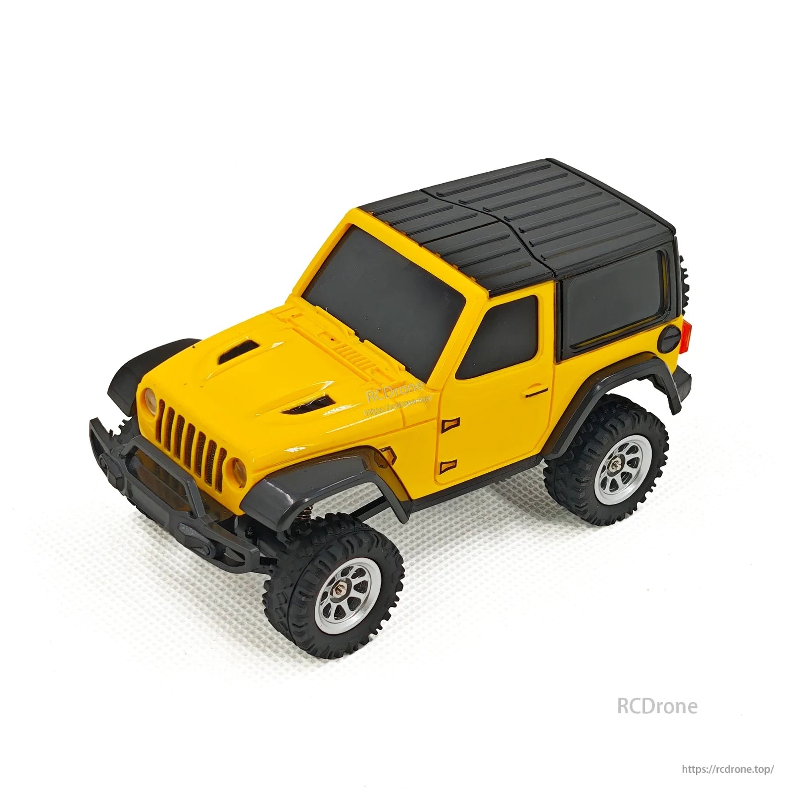 Jikefun 1/36 RC Crawler Car with proportional control and lights.
