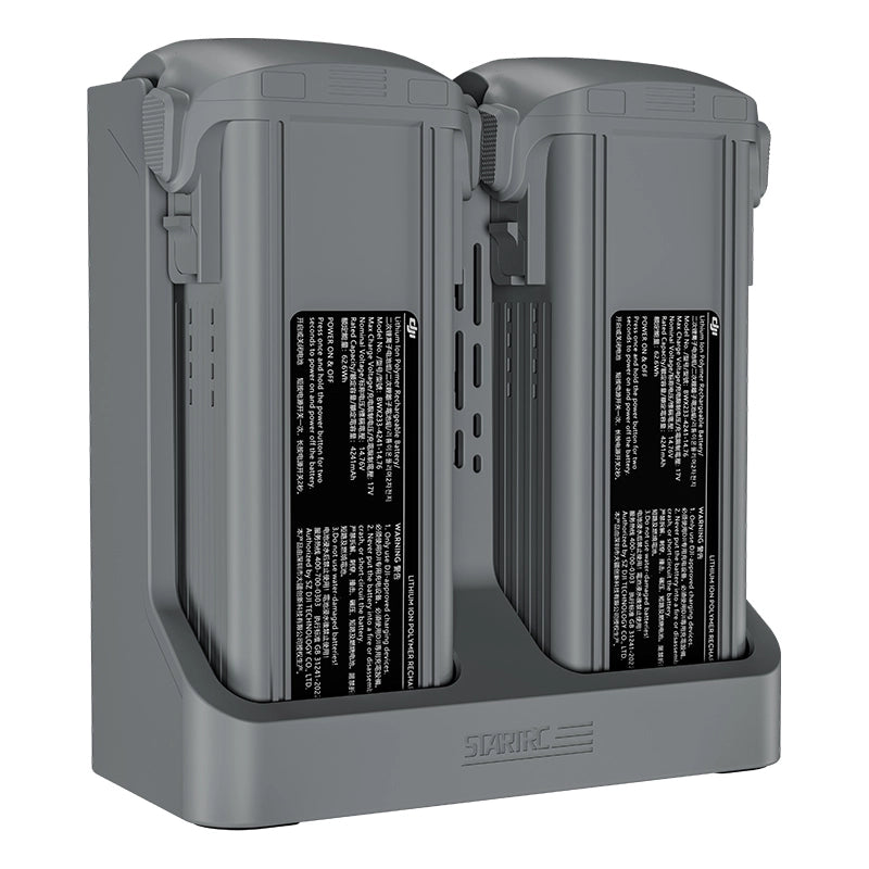 STARTRC Two‑Way Battery Charger Hub for DJI Air 3/Air 3S, PD Fast Charging, Dual USB‑C, 80W Output, 2‑Slot