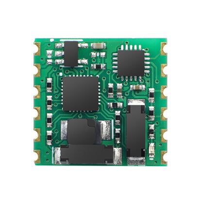 WitMotion JY-RM3100 RM3100 electronic compass module PCB close-up, top view with chips and solder pads