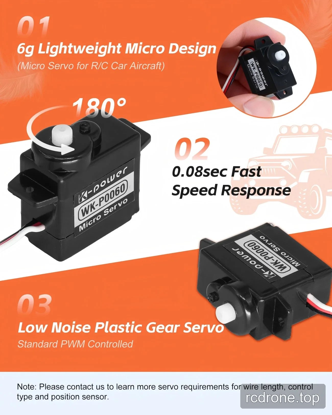 P0060 feature panel with weight, travel, plastic gear and PWM labels
