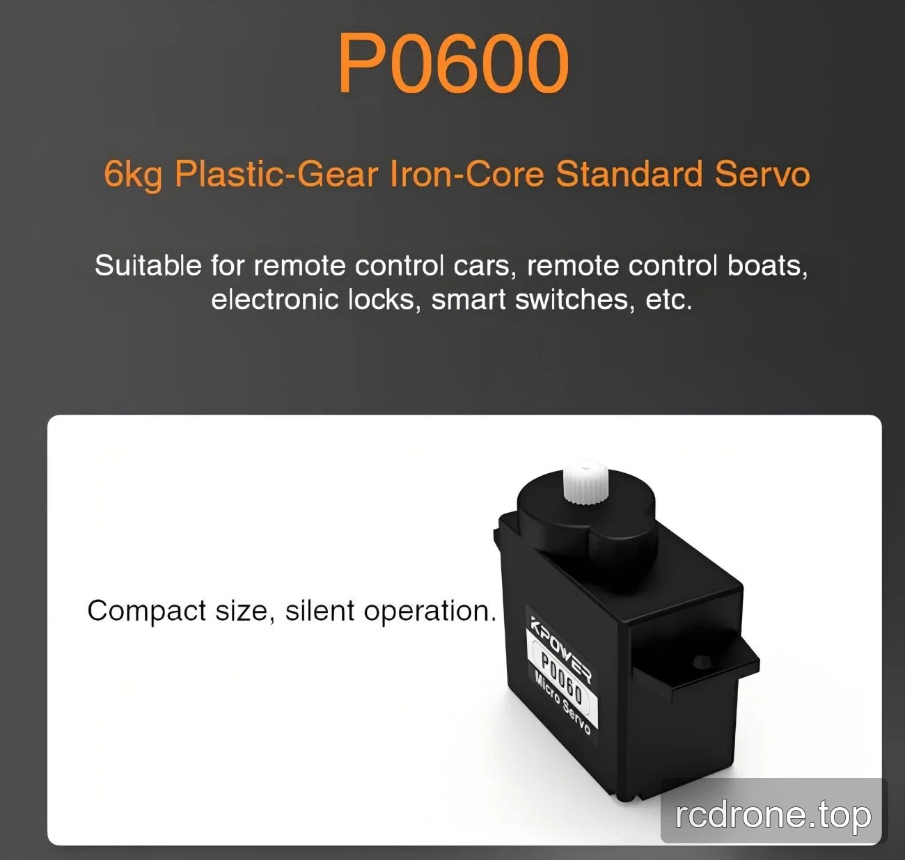 P0600 application panel with a differently labelled P0060 servo rendering