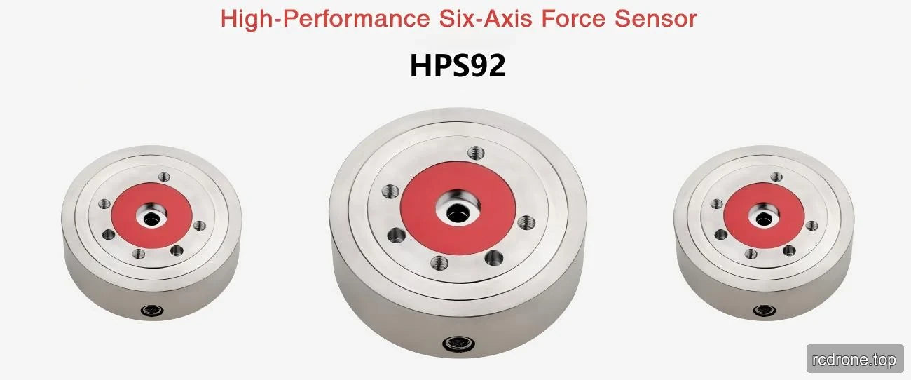 Kunwei HPS92 circular sensor with central opening, mounting holes and recessed side connector