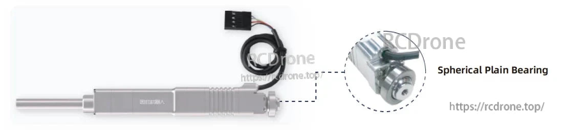 LAF30 Micro Servo Actuator, Supports DC 8V input and operates between -10C and +60C.