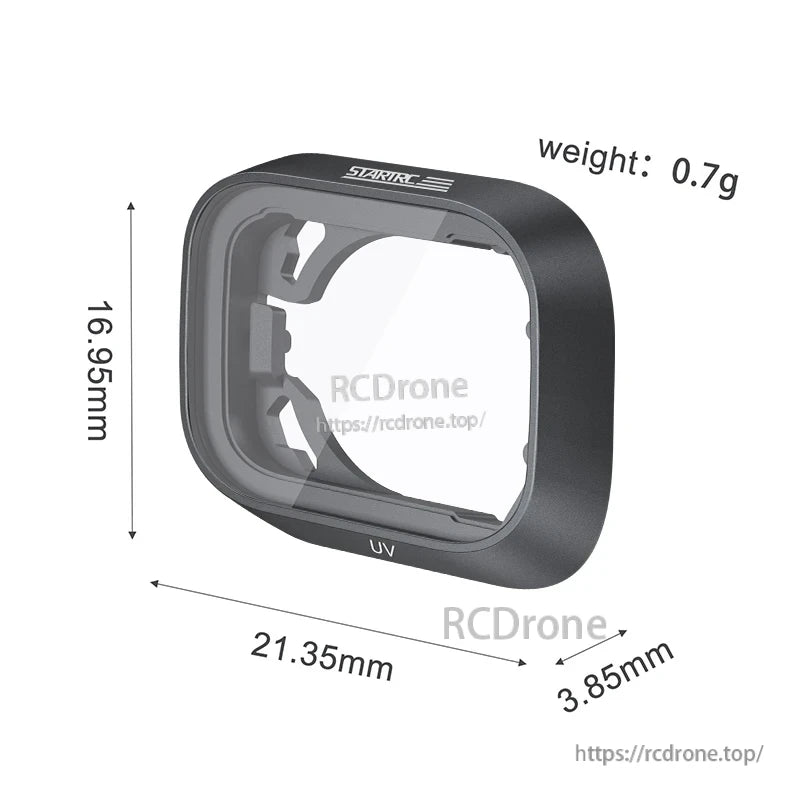 Lens Filter, Fit UV filter to protect lens surface from dust, oil and minor scratches.
